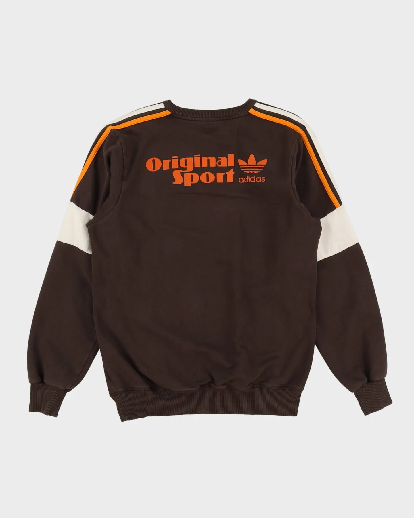 00s Adidas Brown Sweatshirt - L