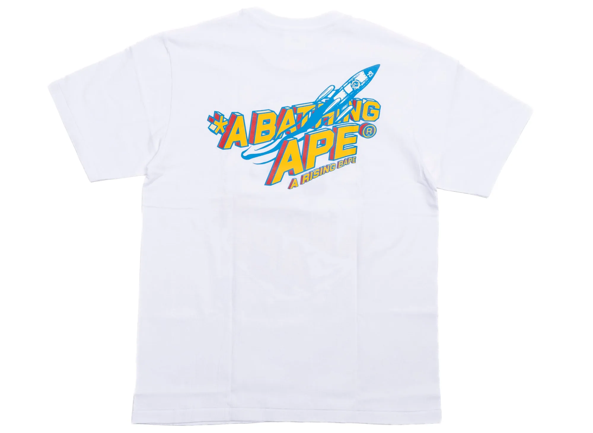 A Bathing Ape Moon Ape Head Tee in White