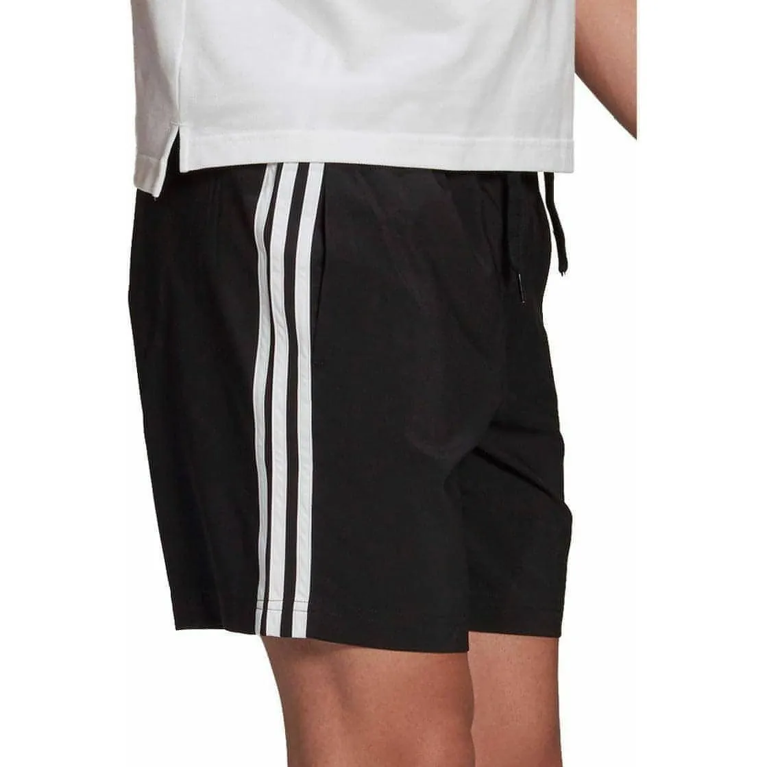 adidas AeroReady Essentials Chelsea 3 Stripes Mens Training Shorts - Black