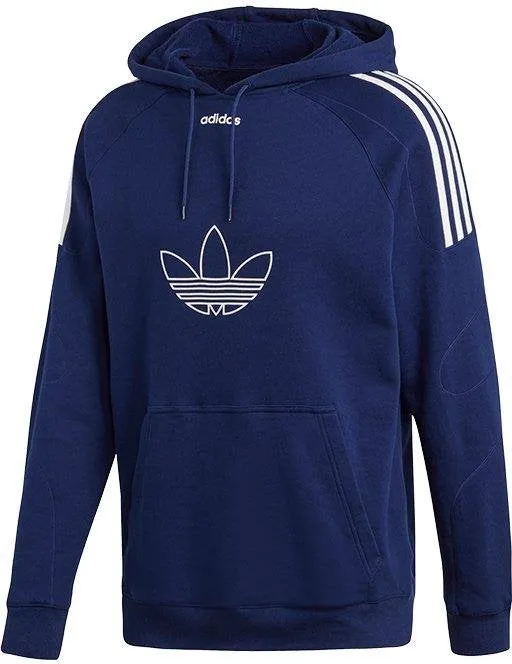 Adidas Originals Men's Flock Trefoil Hoodie - Blue