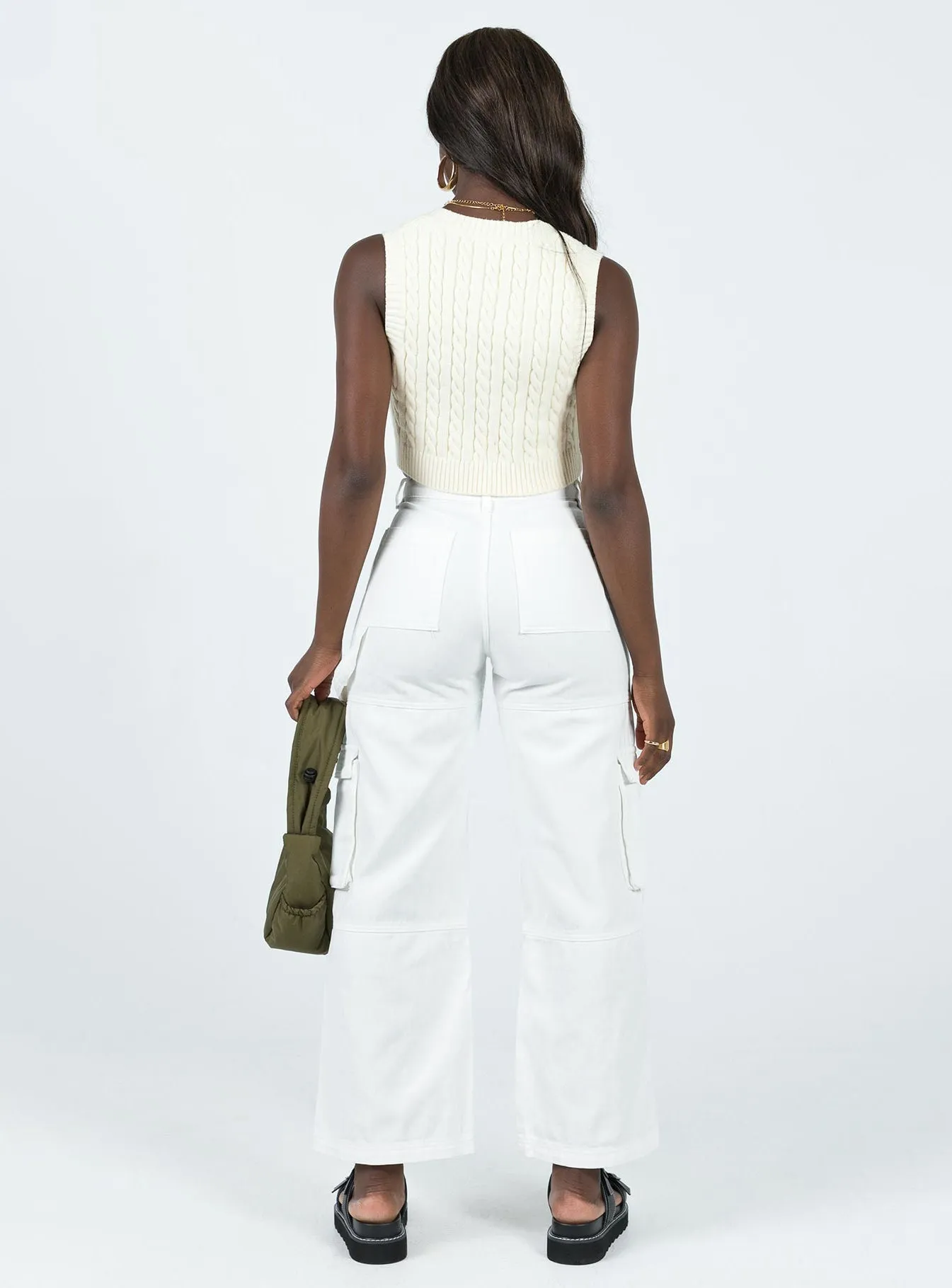 Adore Cargo Pants White