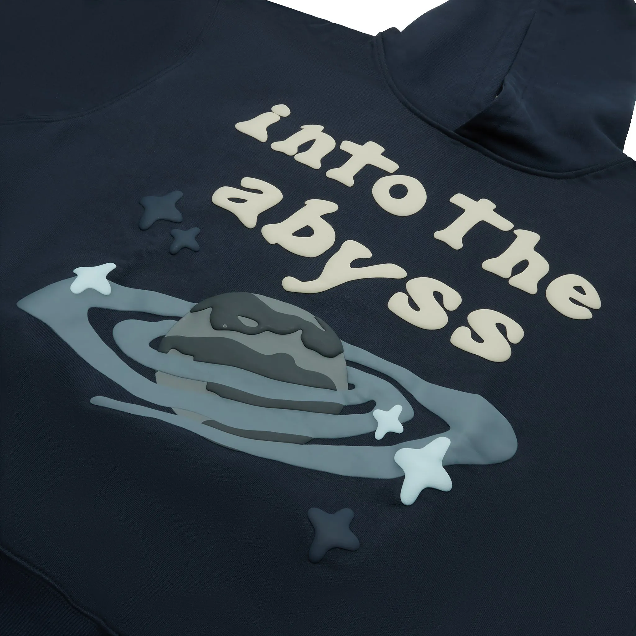 Broken Planet Into The Abyss Outer Space Blue Hoodie