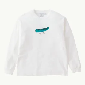 CANOE LS TEE WHITE