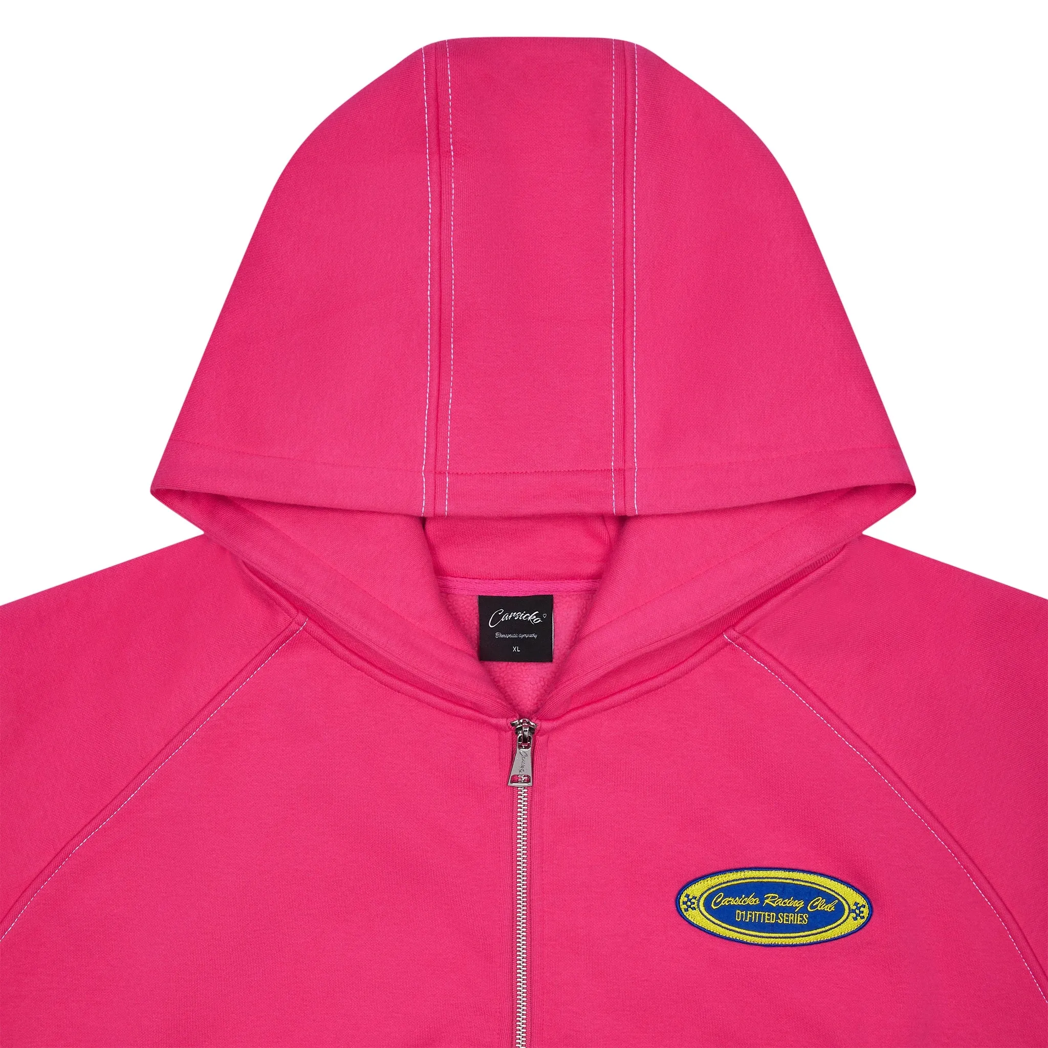 Carsicko Racing Club Pink Hoodie