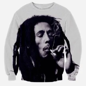 Dank Master Bob Marley Smoking Sweatshirt