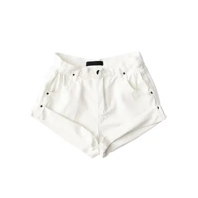 Elastic High Waist Short