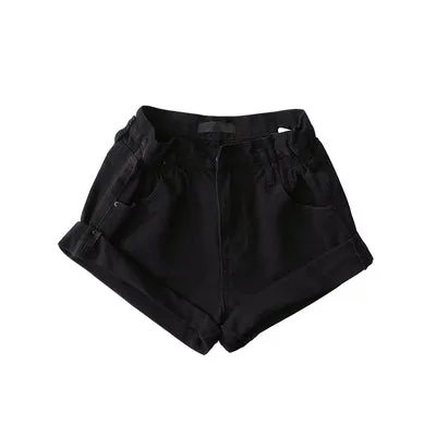 Elastic High Waist Short