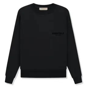 Fear of God Essentials Black Crewneck (SS22)