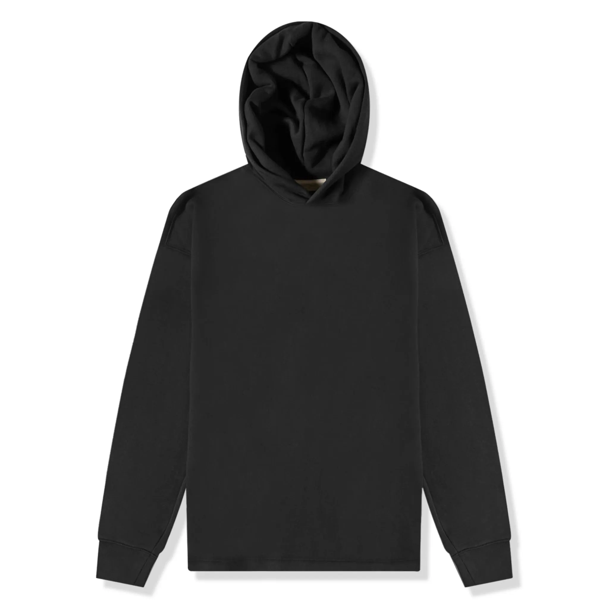 Fear Of God Essentials Relaxed Black Hoodie (SS22)