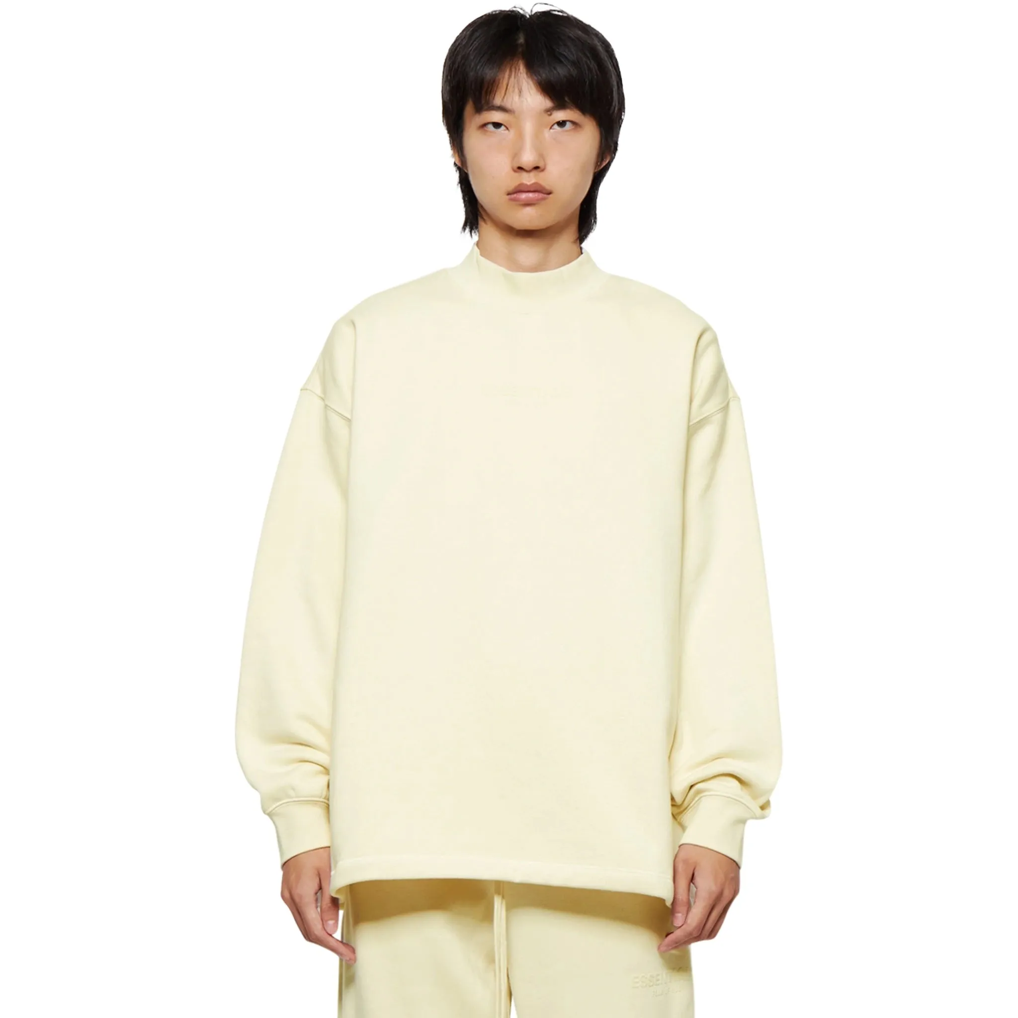 Fear Of God Essentials Relaxed Egg Shell Crewneck