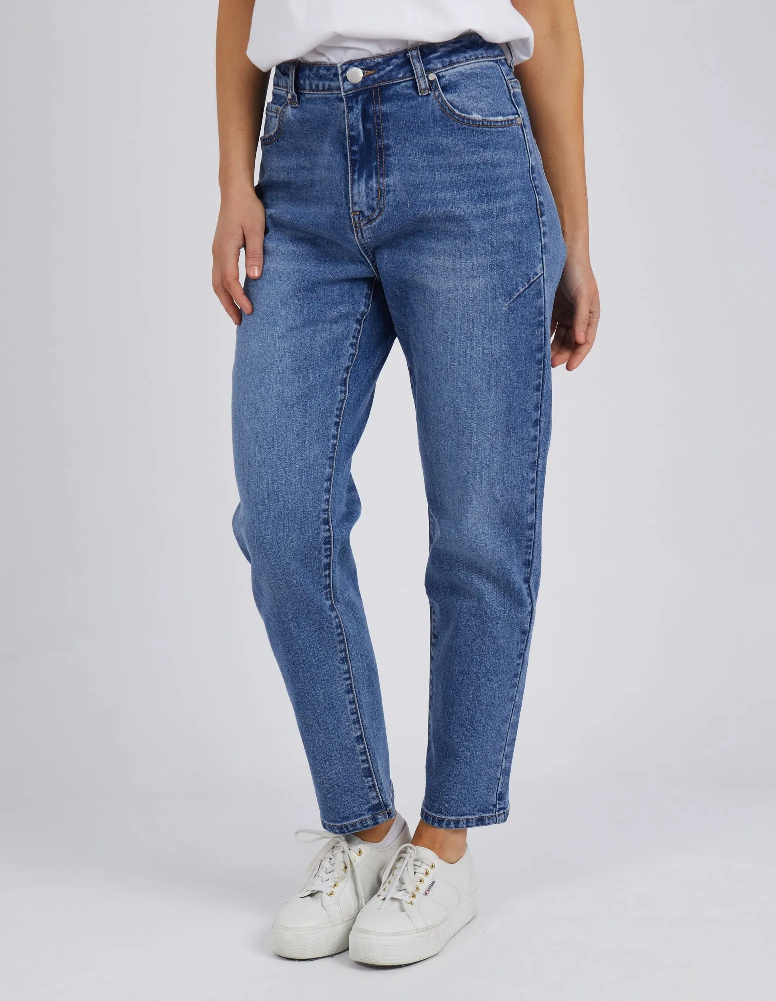 Foxwood Barkly Straight Leg Jean - Vintage Blue