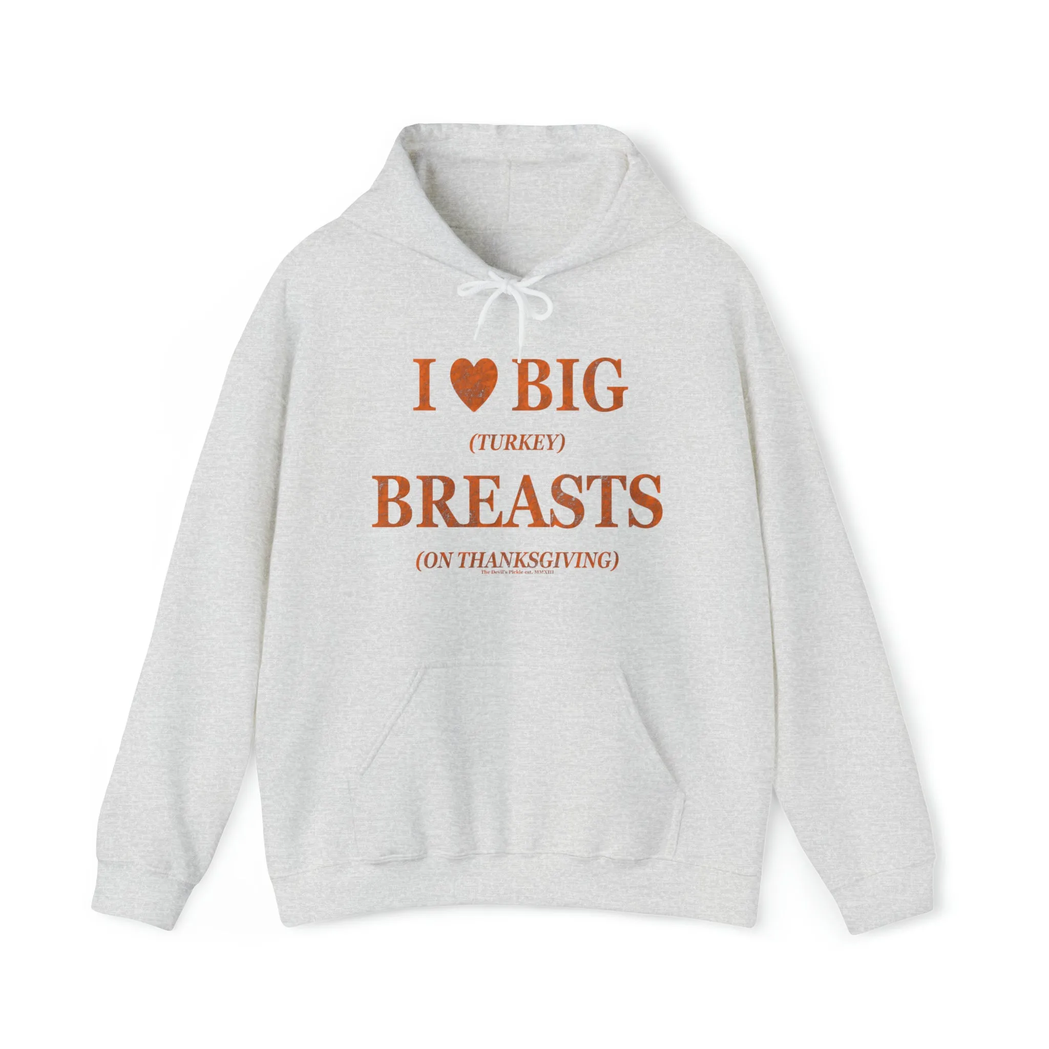 I Heart Big Breasts Hooded Sweatshirt