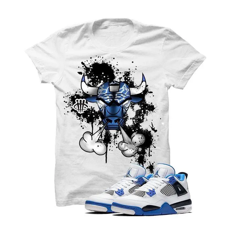 Jordan 4 Motorsports White T Shirt (Iron Bull)