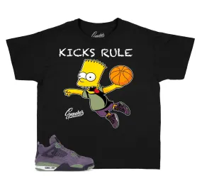 Kids - Canyon Purple 4 Kicks Rule Shirt