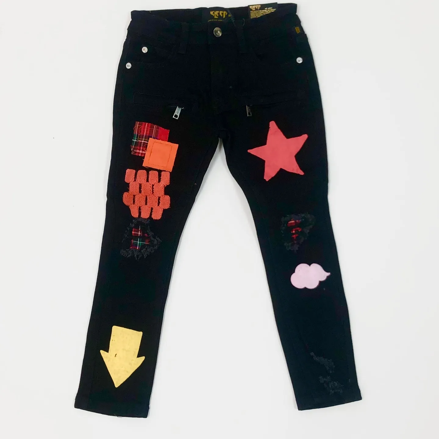 KLEEP Daphine Kid's Washed Skinny Denim Pants