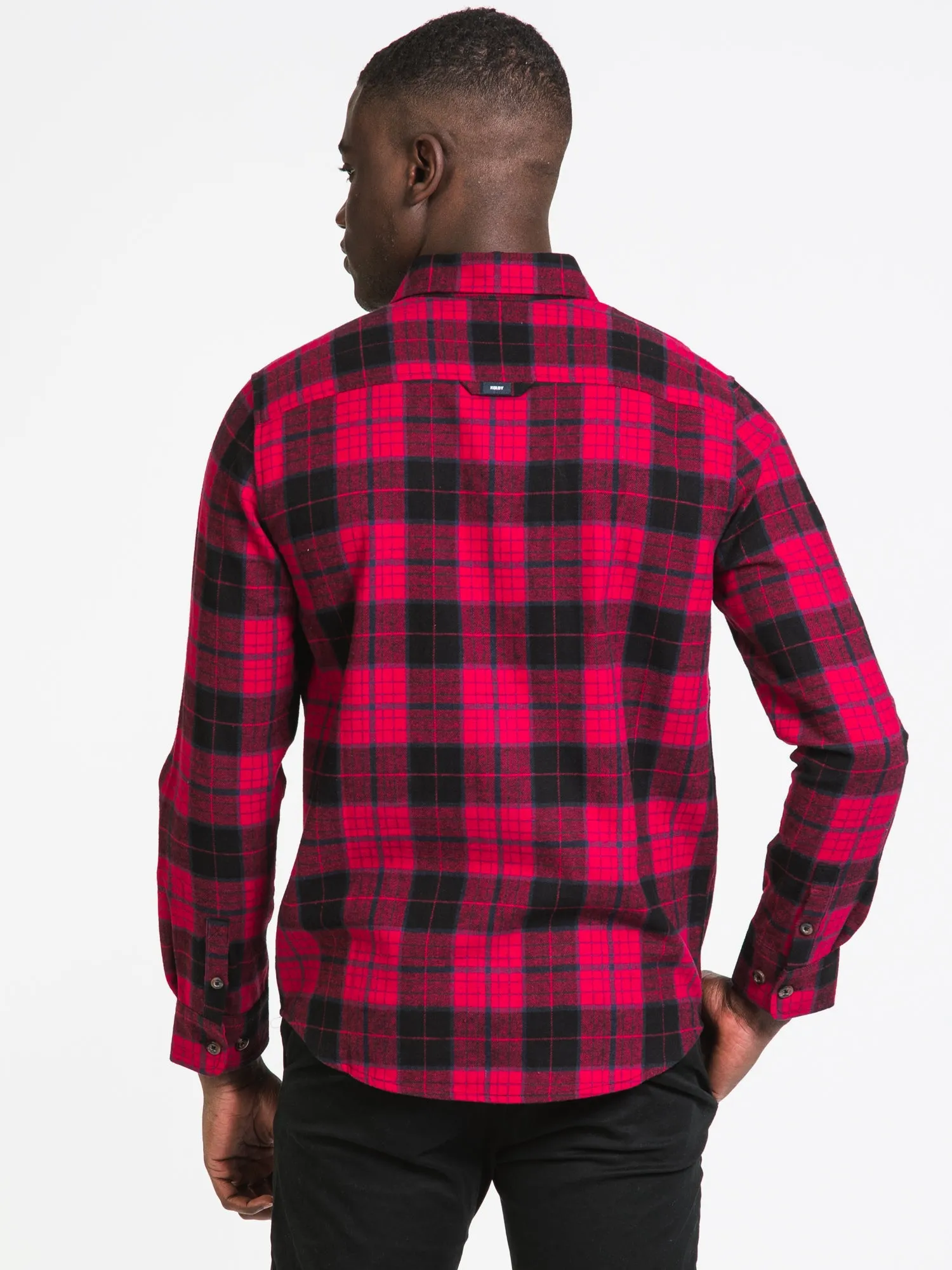 KOLBY CLASSIC BUTTON UP PLAID SHIRT - CLEARANCE