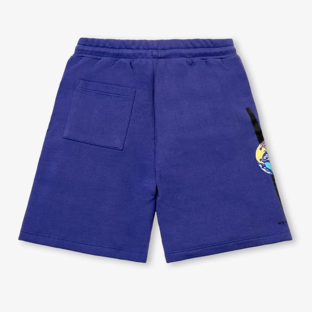 Long shorts for children in organic cotton