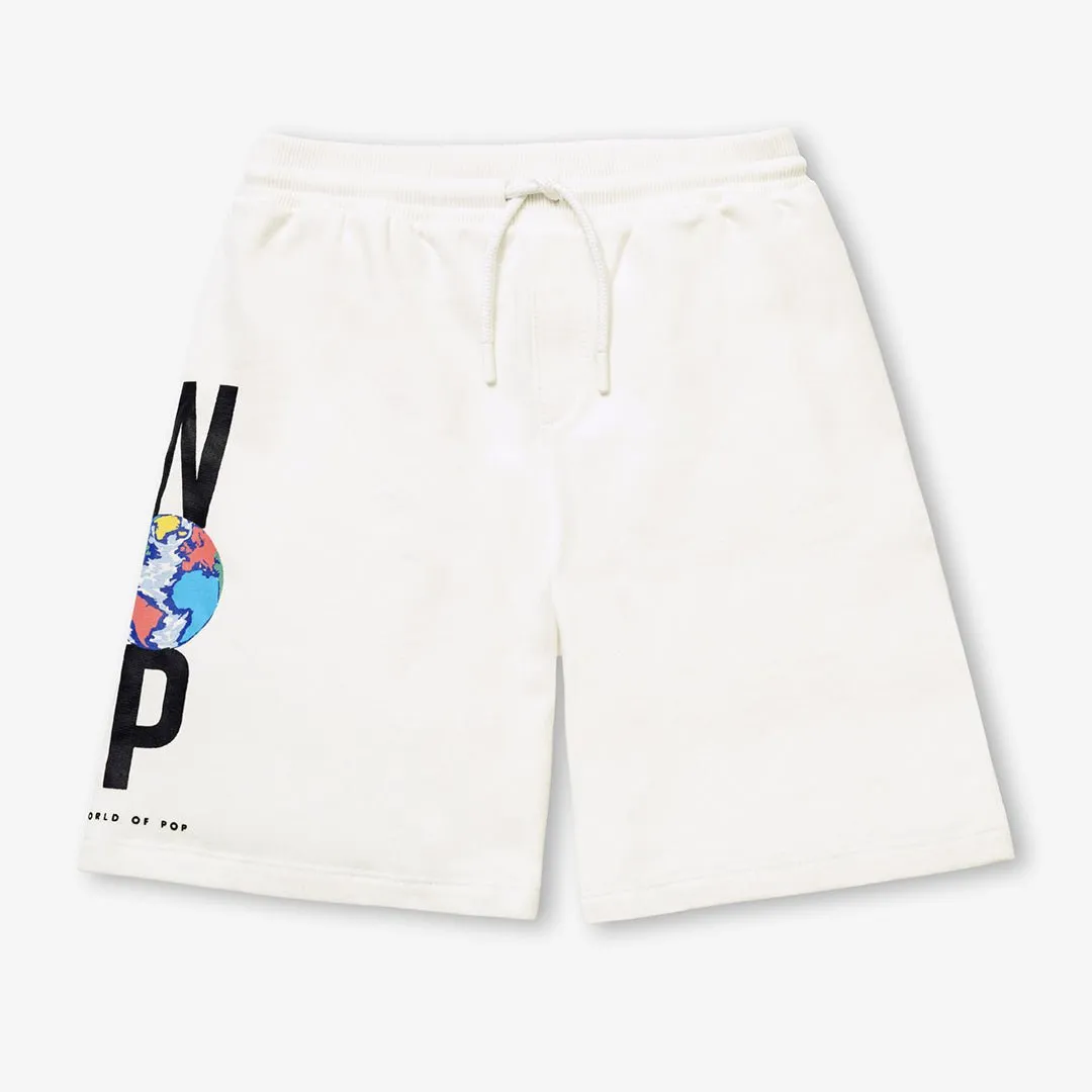 Long shorts for children in organic cotton