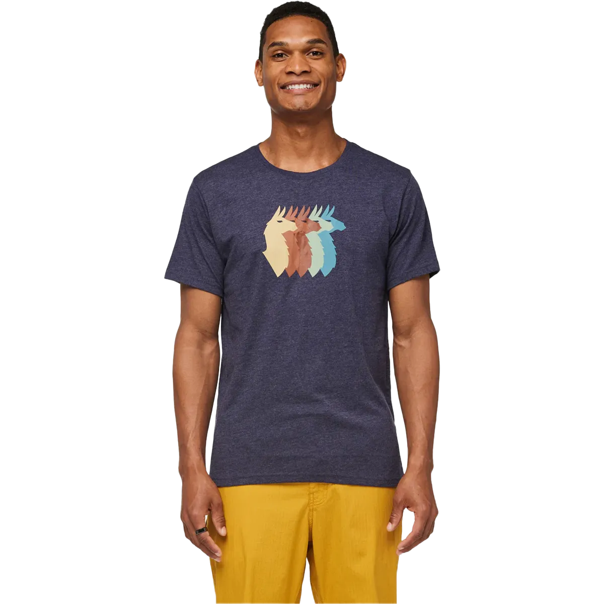 Men's Llama Sequence Organic T Shirt