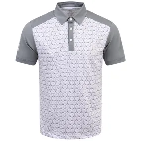 Mio Ventil8  Printed Polo Cool Grey/Sharkskin - SS24