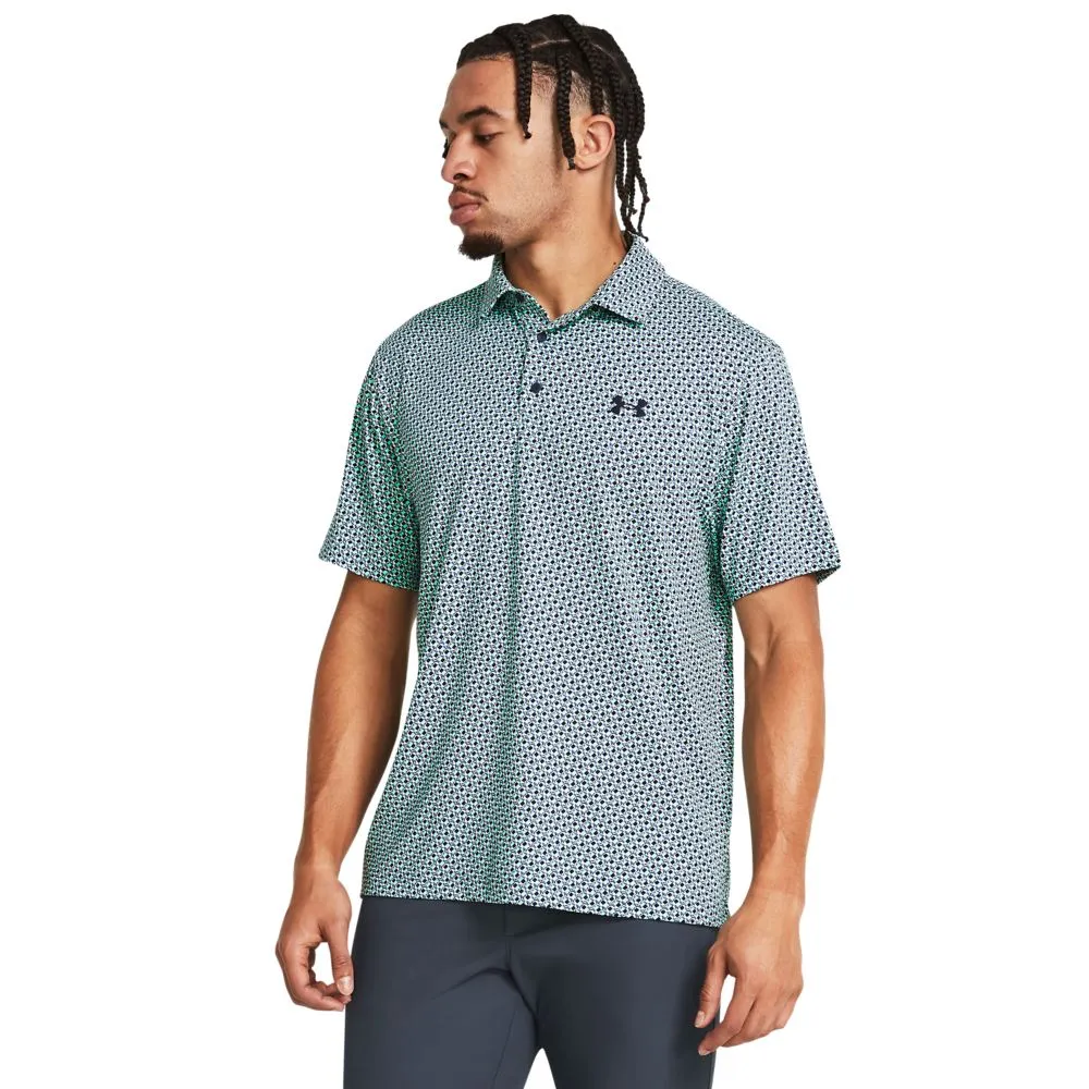 Playoff 3.0 Printed Polo Starlight/Navy - SS24