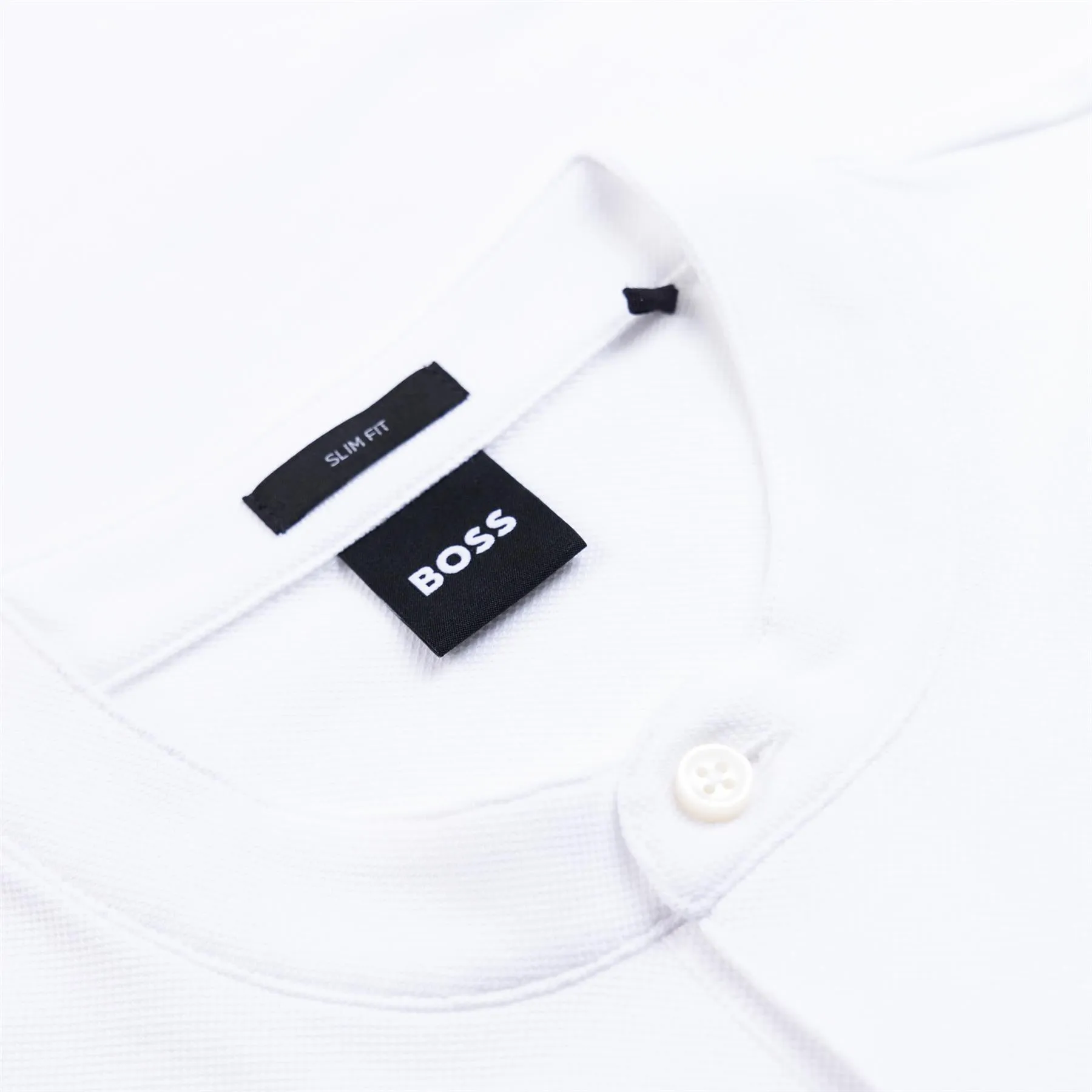 Pollini 01 Jersey Cotton Slim Fit Polo White - AW23