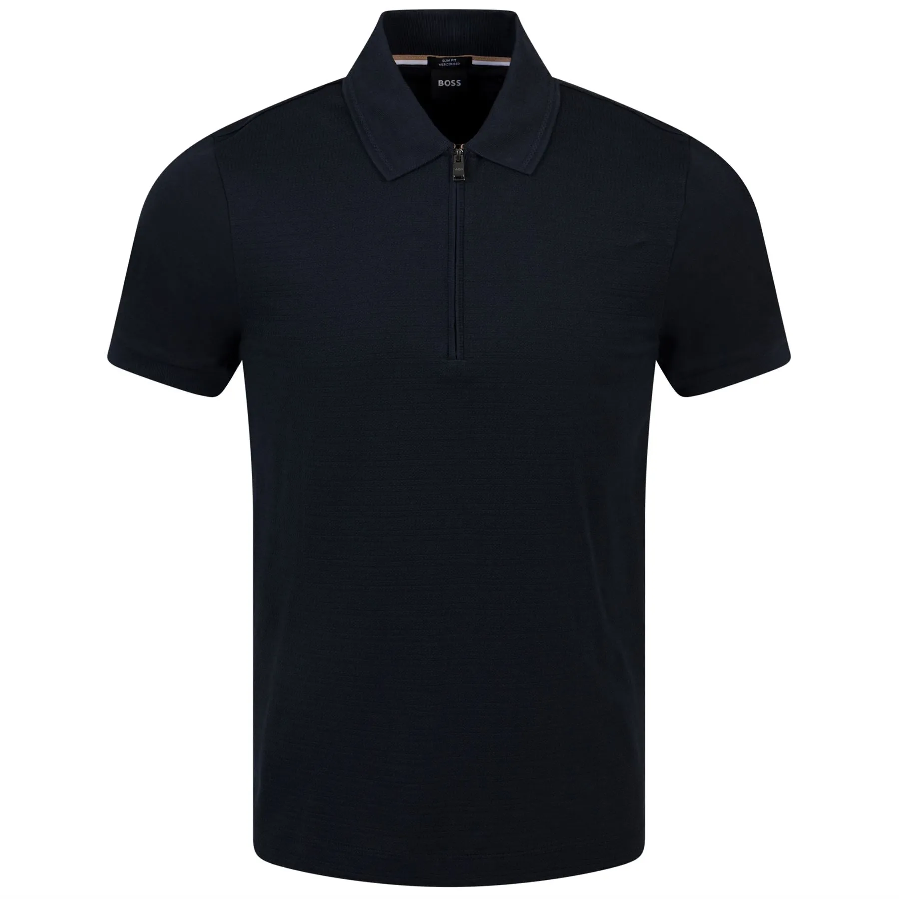 Polston 34 Cotton Jersey Slim Fit Polo Dark Blue - W23