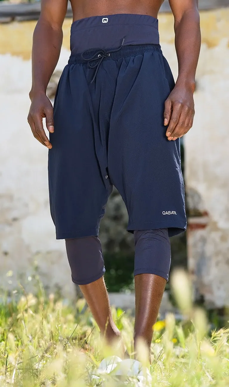 QL Halal Swim Shorts in Navy Blue