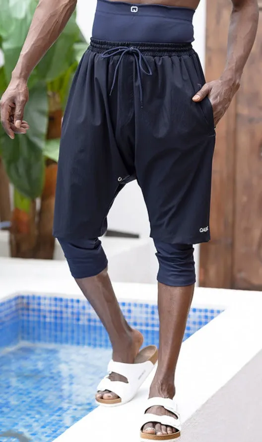 QL Halal Swim Shorts in Navy Blue