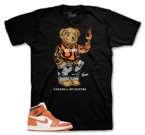 Retro 1 Starfish Shirt - Cheers Bear - Black