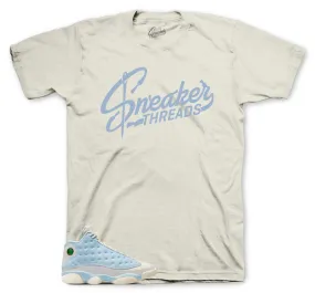 Retro 13 Celestine Blue ST Logo Shirt