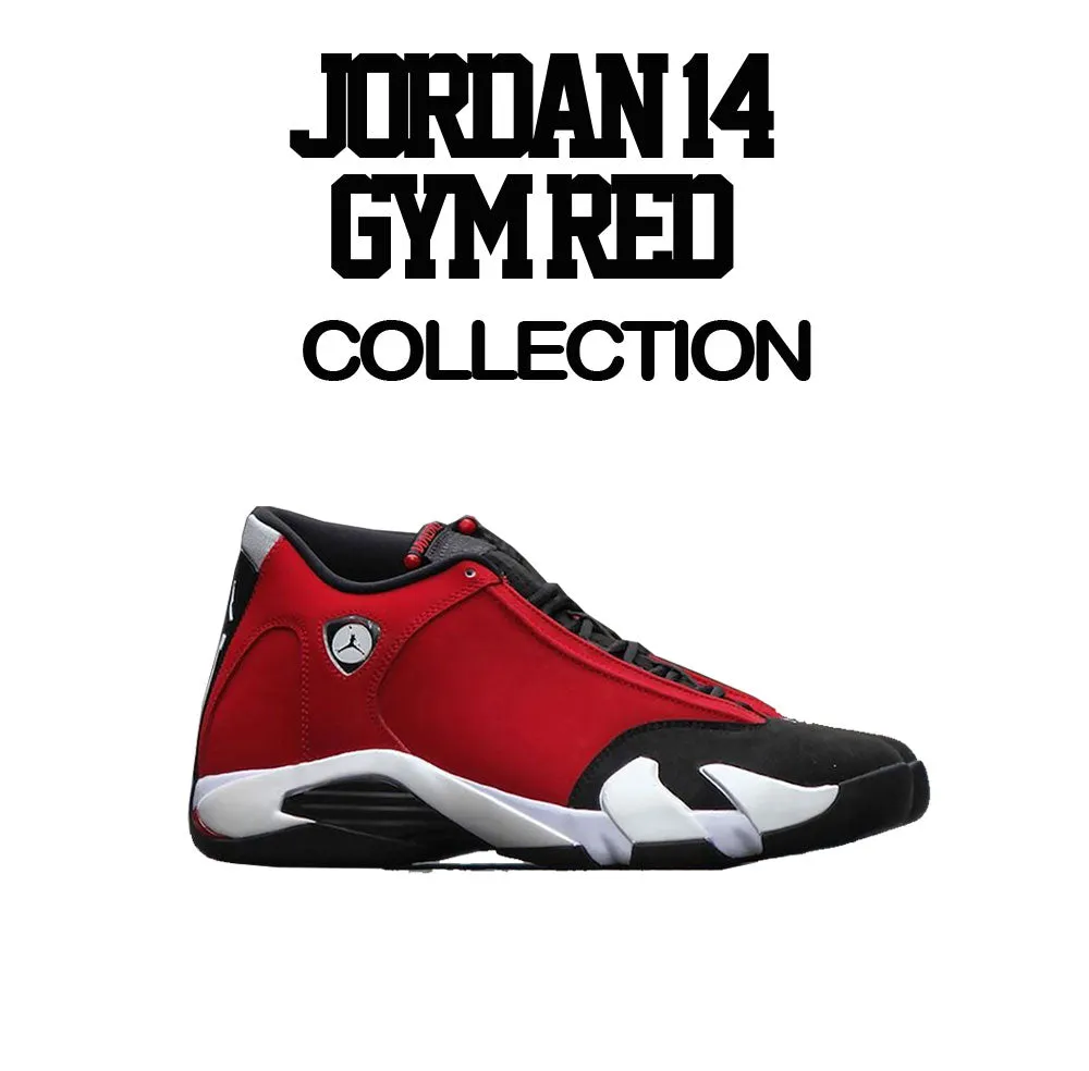 Retro 14 Gym Red Shirt -Hard Knocks - Black