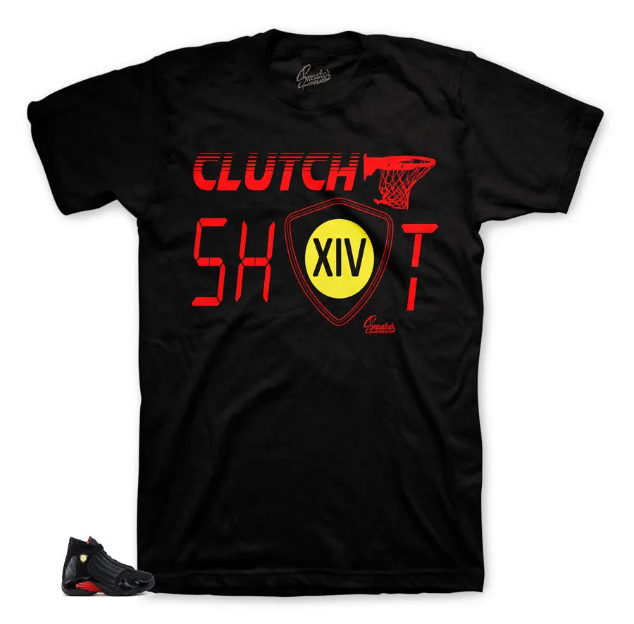 Retro 14 Last Shot Shirt - Clutch - Black