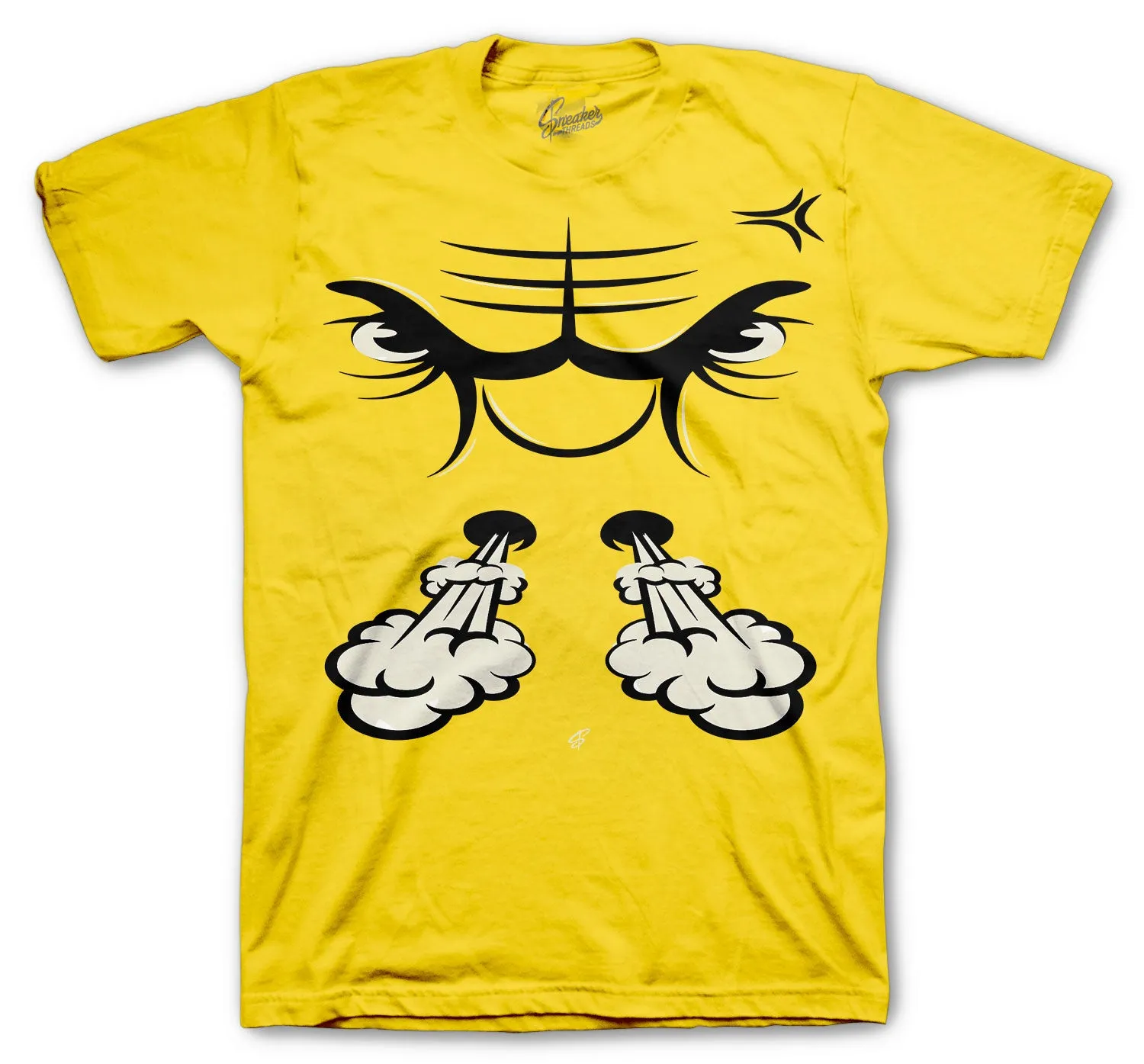 Retro 4 Lightning Shirt - Bullface - Yellow