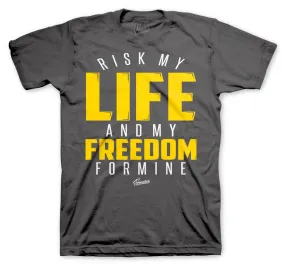 Retro 4 Lightning Shirt - My Life - Grey