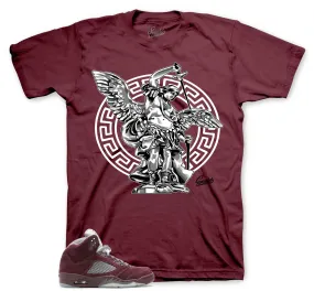 Retro 5 Burgundy Shirt - St. Michael - Burgundy