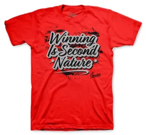 Retro 5 Raging Bull Shirt - Second Nature - Red