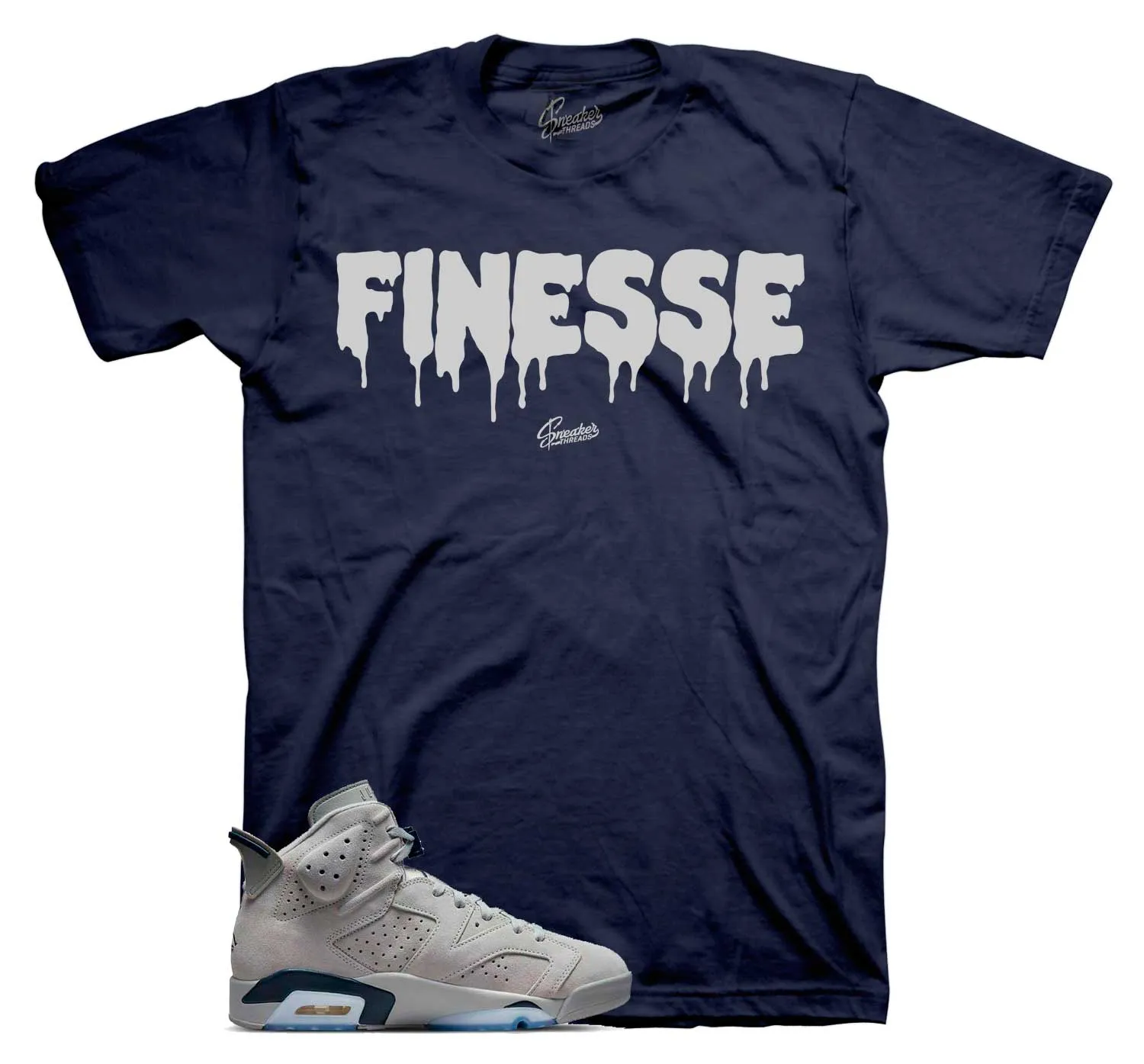 Retro 6 Georgetown Shirt - Finesse - Navy