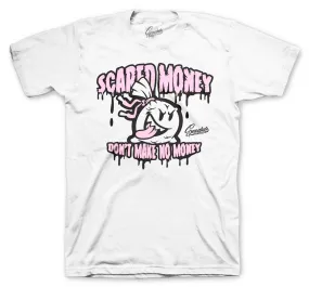 Retro 6 Gold hoops Shirt - Scared Money - White