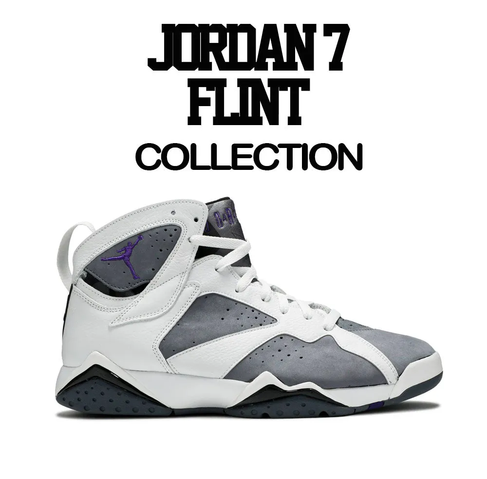 Retro 7 Flint Grey Shirt - Chillin - Black