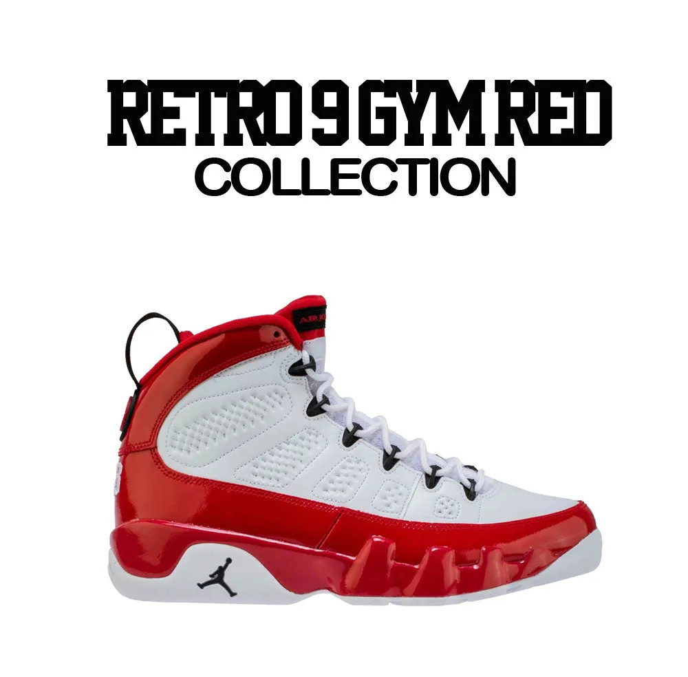 Retro 9 Gym Red Shirt - Fresh to Death - Black