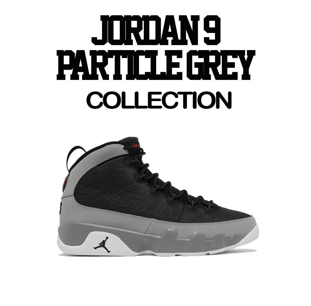 Retro 9 Particle Grey Raging Face Shirt