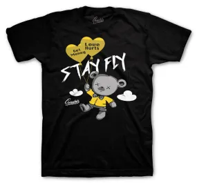 Retro 9 University Gold Shirt - Money Over Love - Black