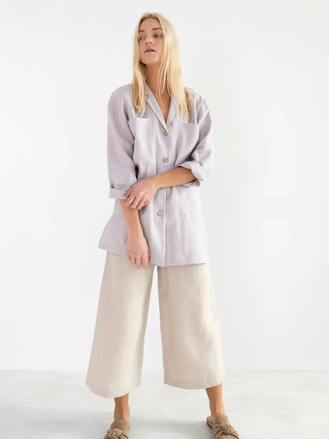 Rosemary Linen Shirt by Love And Confuse