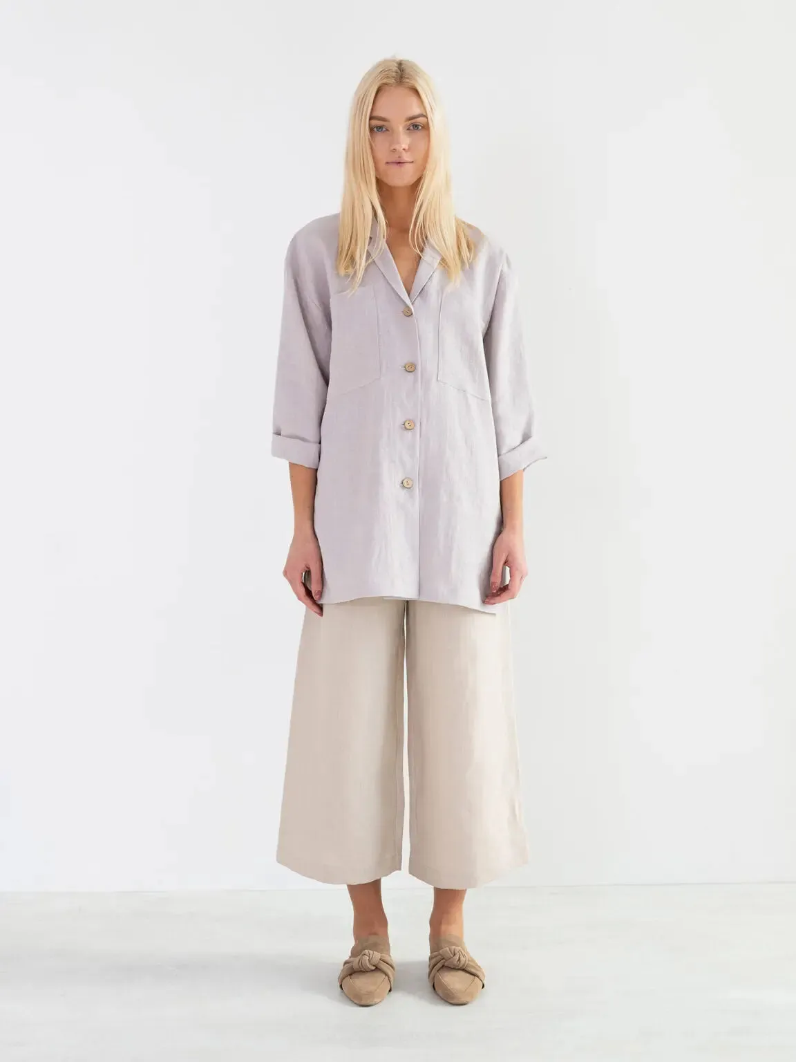 Rosemary Linen Shirt by Love And Confuse