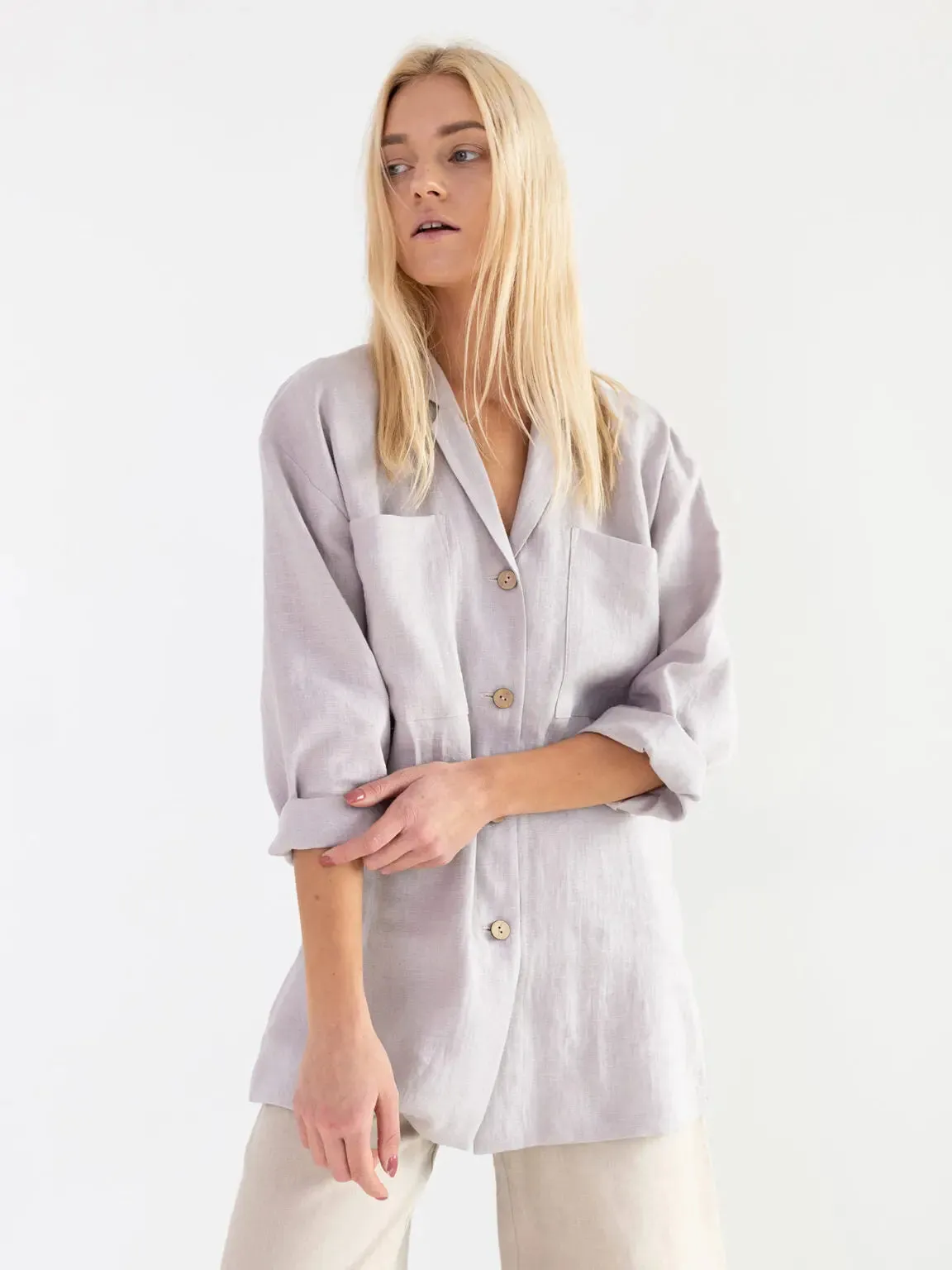 Rosemary Linen Shirt by Love And Confuse