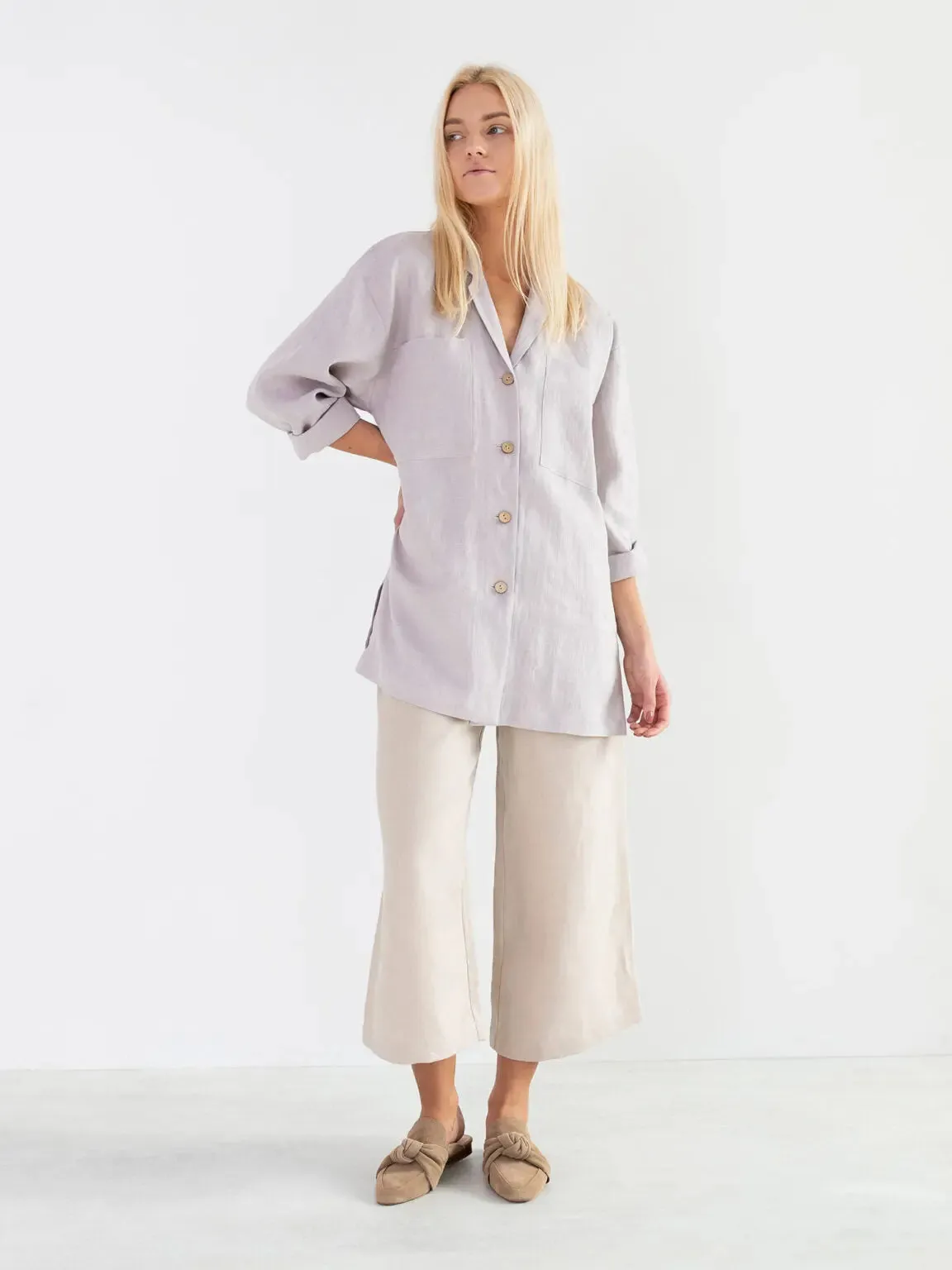 Rosemary Linen Shirt by Love And Confuse