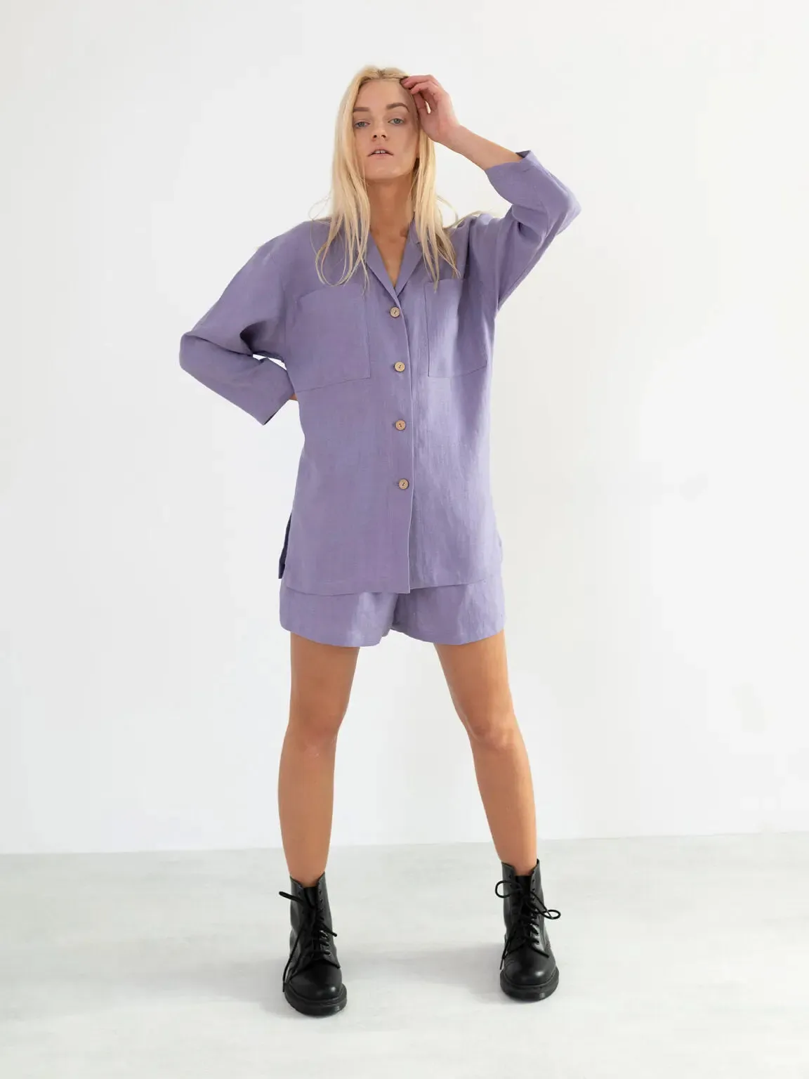 Rosemary Linen Shirt by Love And Confuse