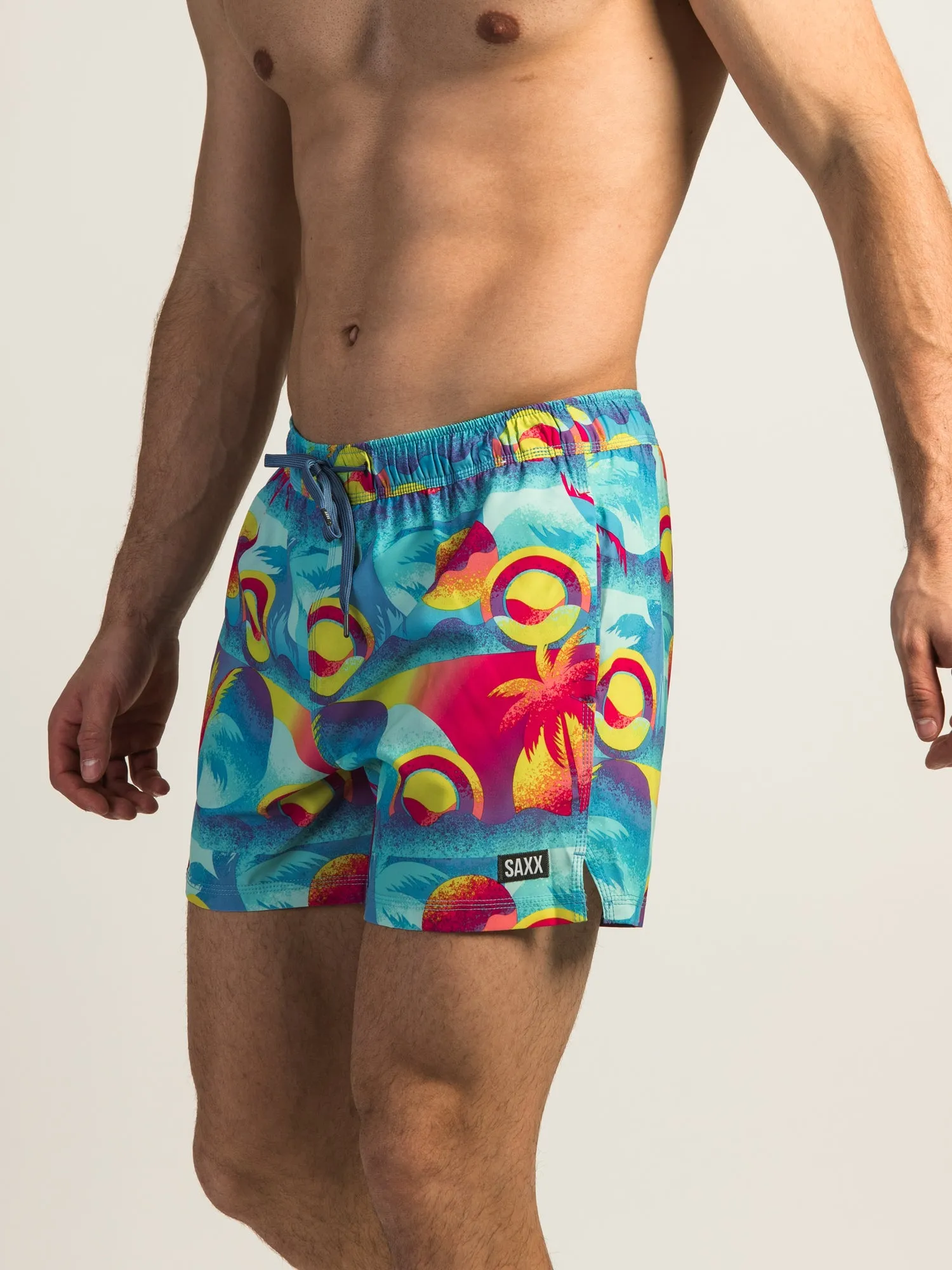 SAXX OH BUOY 2IN1 5 VOLLEY SHORTS - RETRO