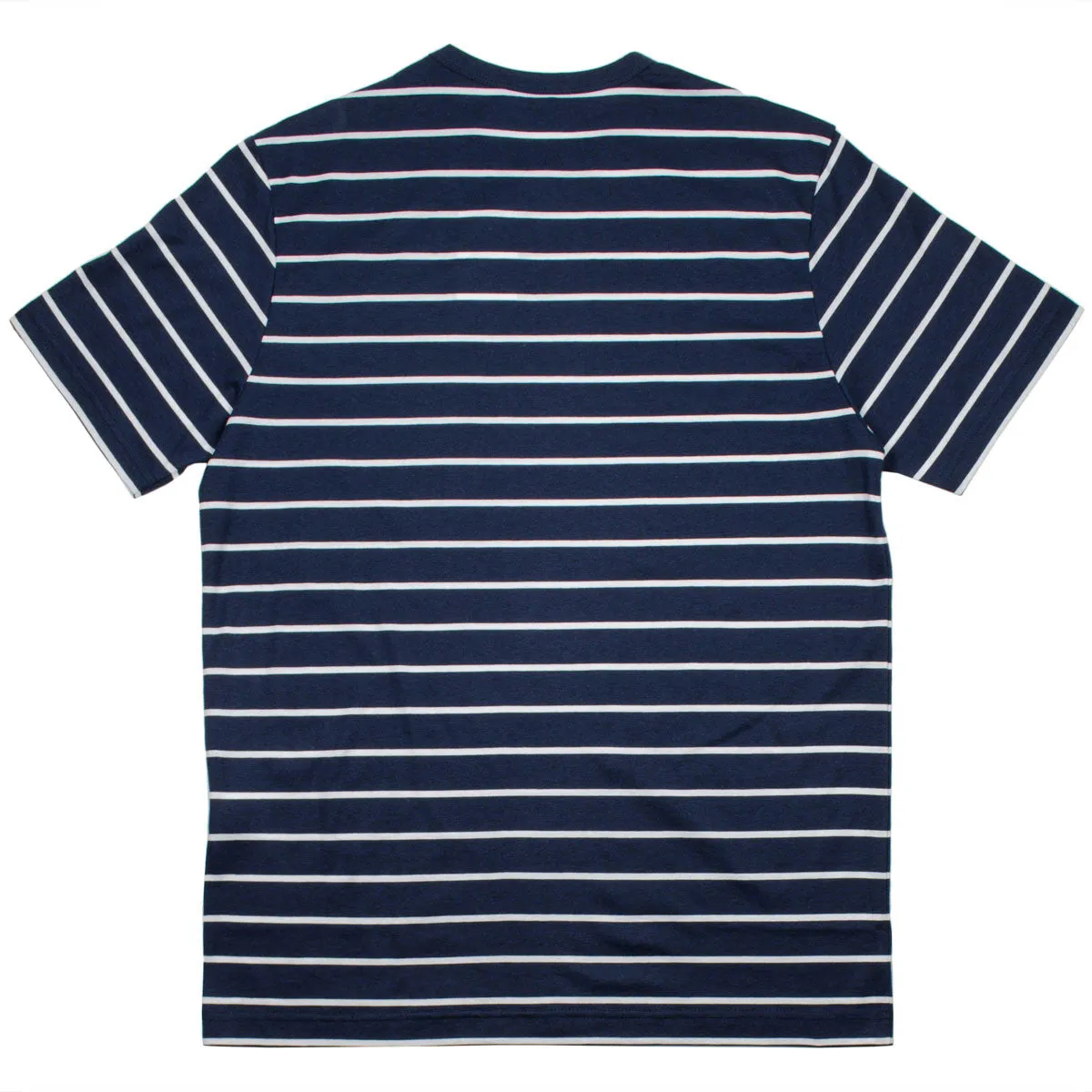 Sunspel - Striped Crew T-shirt - Navy / White Stripes